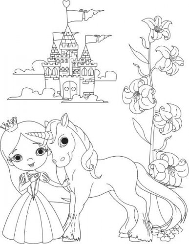 Princess-and-Pony-Coloring-Page-For-Kids.jpg